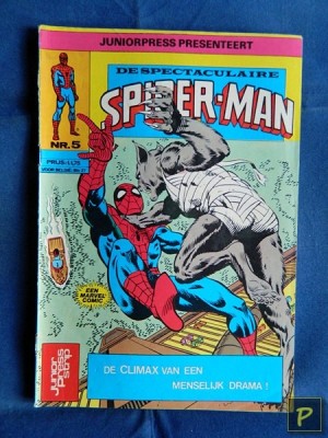 De Spektakulaire Spiderman (Nr. 005) - De ontstellende climax van een menselijk drama!