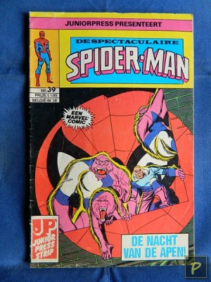 De Spektakulaire Spiderman (Nr. 039) - De nacht van de Apen!
